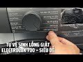 Hướng dẫn bật chế độ tự vệ sinh lồng giặt Electrolux 700 đơn giản