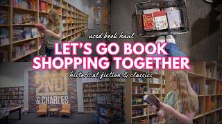 let s go book shopping together thrifting and hauling used books