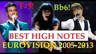 Best High Notes in Eurovision (2005-2013)!!! Part 1 #highnotes #eurovision #eurovision2023 #esc2023