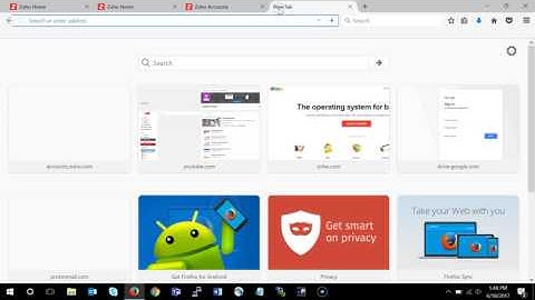 Setup Recovery Email for ZOHO