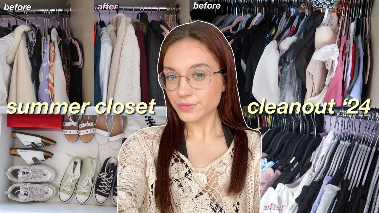 2024 summer closet cleanout! - YouTube