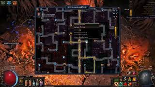 How to find and pinpoint where the secret paths are in Delve poe 3.4