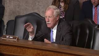 Sen. King Armed Services Hearing on US Navy Incidents at Sea