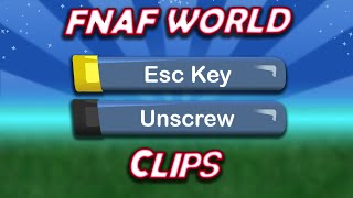 FNAF WORLD] SCOTT CAWTHON vs. ESC KEY!! 