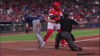 Wedge and Good Timing on Play at the Plate