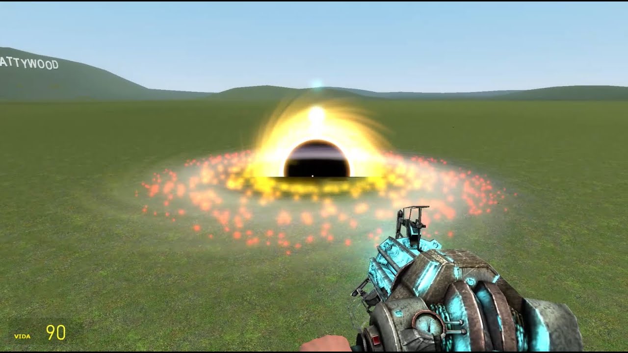 Garry's Mod - Tem até Bomba buraco negro!