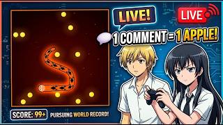 🐍 Snake Game With Comments - I Try World Record! screenshot 1