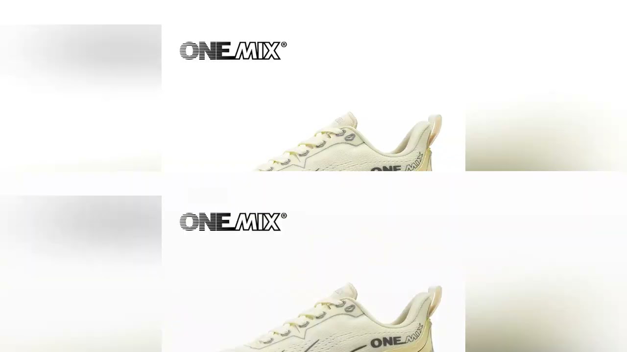 ONEMIX White Road Running Shoes for Men Air Cushion Outdoor Sport Shoes Male Trainers Summer Jogging