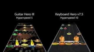 Hellidox - Guitar Hero III vs. Keyboard Hero v7.5 (Hyperspeed 10)