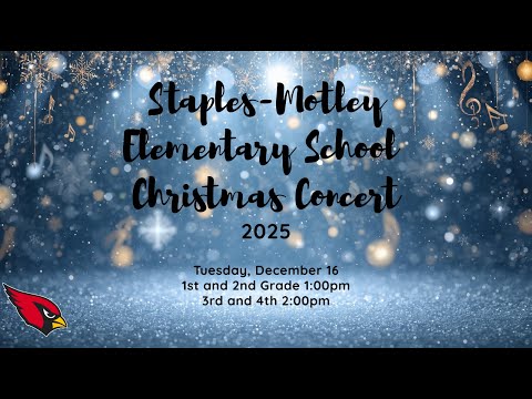 Staples-Motley Elementary School Christmas Concert 2025