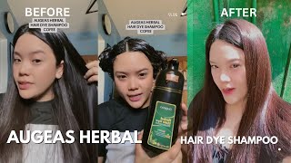 AUGEAS HERBAL HAIR DYE SHAMPOO REVIEW