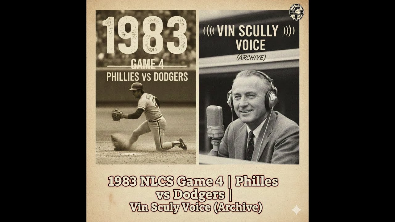 1983 NLCS Game 4 | Phillies vs Dodgers | Vin Scully Voice (Archive)