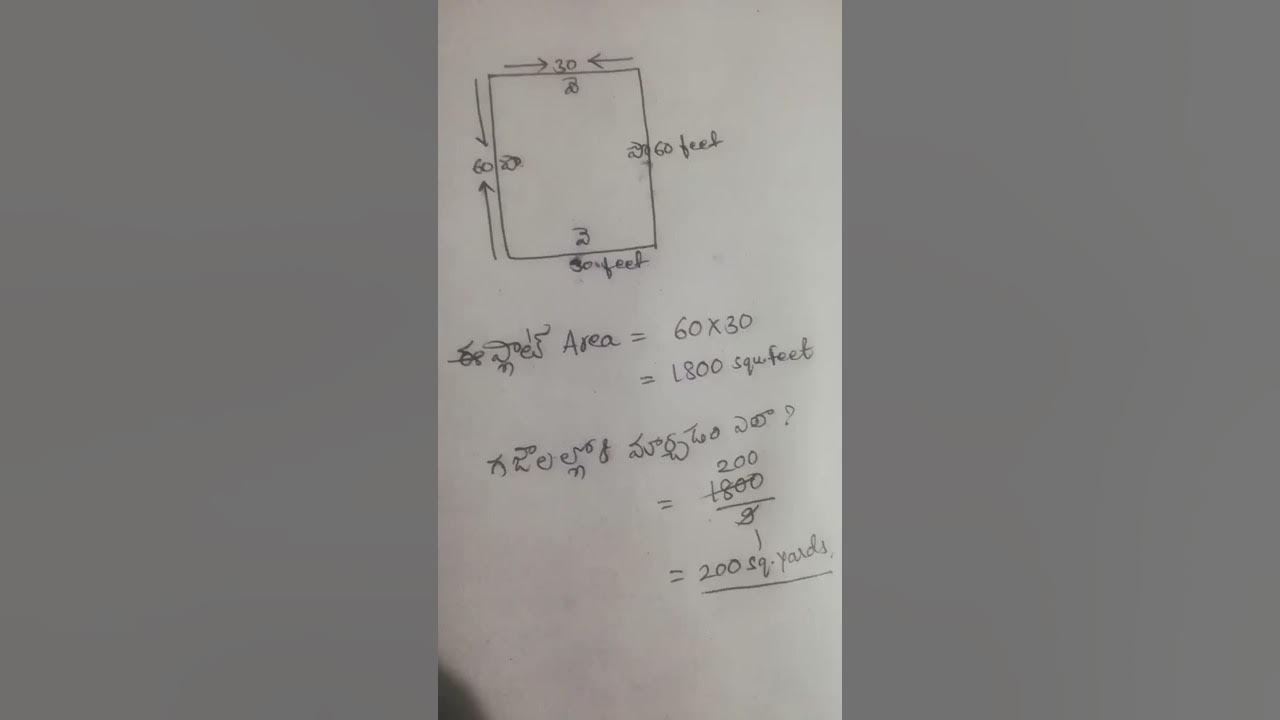 how to calculate the plot area how to convert square feet of a plot