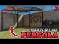 ⛩  Construimos una PÉRGOLA de metal con diseño de DIAMANTE 💎