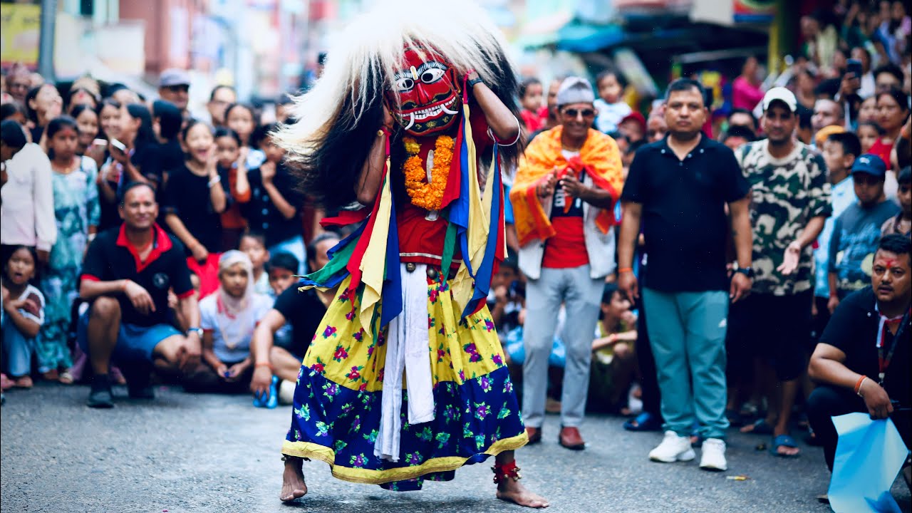 Lakhey Dance || 1st Day ||2082|| Dhading Bensi || Best Lakhey Dance In Nepal |l ||RJ MANISH 