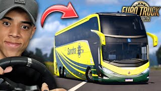 PRIMEIRA VIAGEM COM O NOVO ONIBUS VOLVO EURO 6! (INCRÍVEL) - EURO TRUCK SIMULATOR 2