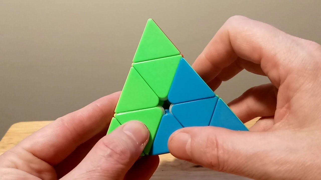 LEARNING THE SLEDGEHAMMER MOVE ON DIFFERENT PYRAMINX PUZZLES. YouTube