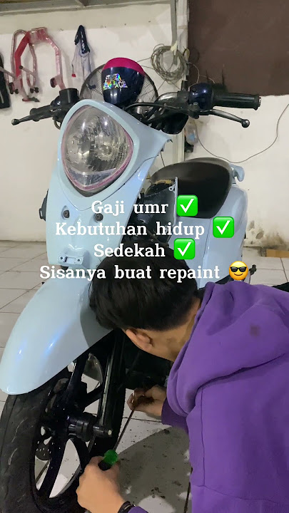 Kalau ini si wajib banget buat kalangan pecinta motor 😁 #otomotif #repaint #repair