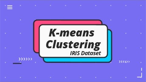K-means clustering in Python - Iris dataset