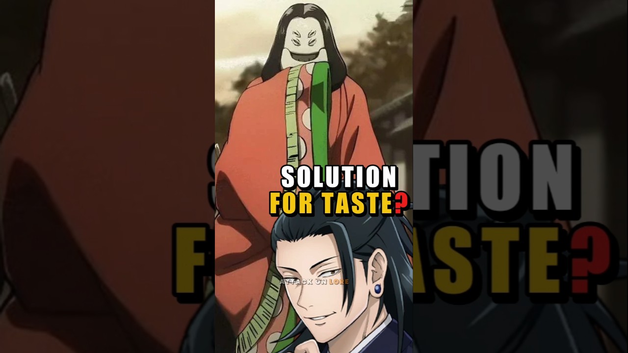 Why didn't Geto do something about curse spirit taste? #jjk #jujutsukaisen #shorts