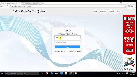Online Examination System | College projects | All type of projects