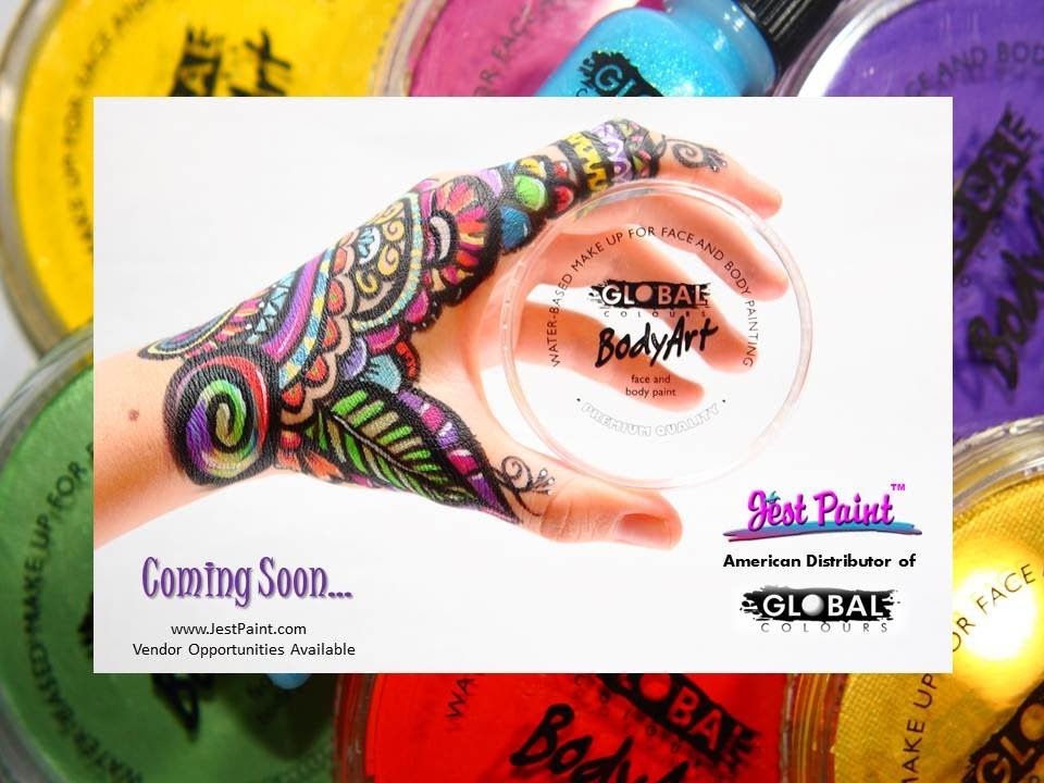 Global Body Art Face Paints Review YouTube