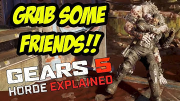 GEARS 5 NEW HORDE MODE |  Explained /Tutorial