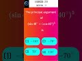 class 12 maths tn | ex 2.9 | question no 17 | The principal argument of (sin 40+ icos40)^5 is