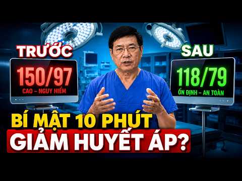SAU TUỔI 60: Chỉ 10 Phút Mỗi Ngày Có Thể Giúp HẠ HUYẾT ÁP Trước Khi Quá Muộn