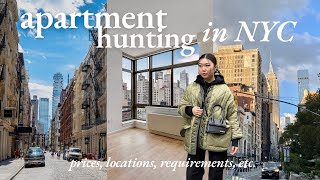 NYC Apartment Hunting 2023 | touring 9 apartments with prices + tips  (Manhattan)