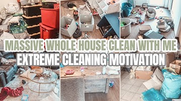 HUGE WHOLE HOUSE CLEAN DECLUTTER ORGANIZE | MASSIVE CLEANING MOTIVATION | CLEAN WITH ME