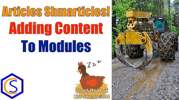 Articles Shmarticles! How to Add Content to Modules in Joomla - 👀 Watch Me Work 044