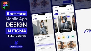 Ecommerce App Design in Figma | FREE Resources