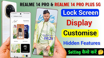 Realme 14 Pro 5g Lock Screen Customize Tips & Tricks | Lock Screen Theme Change in Realme 14 Pro