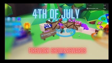 4th Of July Firework Show &Rewards| Mining Simulator 2