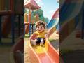Cute Boy Fun Day at Playground 😍🎈 Kids Video#3DAnimation #KidsVideo #PlaygroundFun #CartoonAnimation