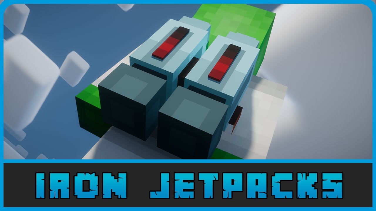 Minecraft 1.16.5 - Iron Jetpacks mod Review 