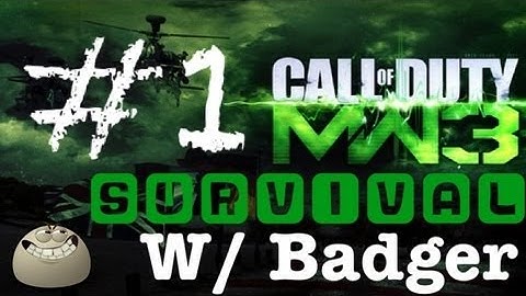 Seatown part 1 | MW3 Survival with Badger| Dual live commentary