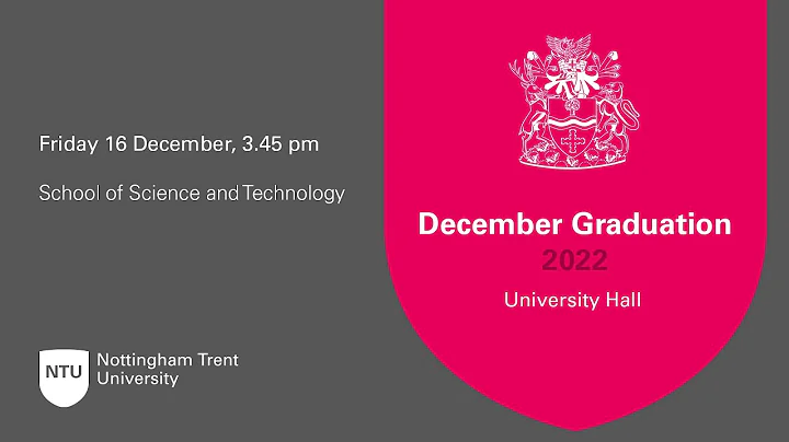 3.45pm - Ceremony 22: School of Science and Technology - NTU Graduation December 2022