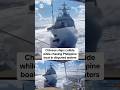 Chinese navy ship collides with vessel operated by Chinese coast guard during chase #shorts Mp3 Song