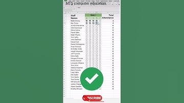 Attendance Auto Count!🤯🔥Google Sheets Hack | #excel #shorts #youtubeshorts #googlesheets #ytshorts