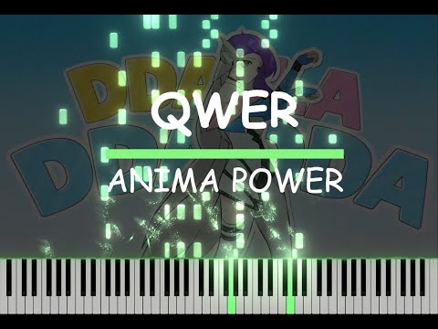 ANIMA POWER(애니마 파워) [리그 오브 레전드] 피아노 악보 - QWER
