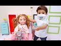 Doll Goes To Hospital To Get Help From The Doctor Play Dolls Health Routine For Kids 