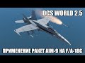 DCS World 2.5 | F/A-18C | Применение ракет AIM-9