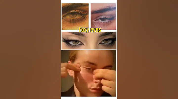 Glow Up Routine for Girls | Natural Foxy Eyes 💖  #glowup #foxy #eyes #viral