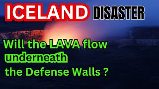 Will the Lava be able to sneak into Grindavik ? An evolving laccolith is threatening the Walls #lava