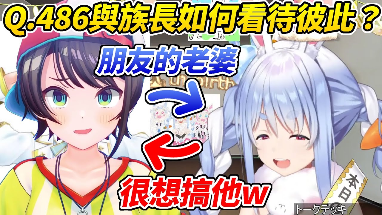 新的一年也要虐鴨！486把族長當朋友但族長卻很想虐鴨ww【兔田佩可拉／大空昴】【ホロライブ切り抜き】【HOLOLIVE中文】