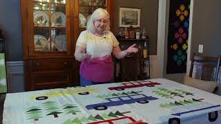 Christmas Tree Quilt - Quick Pin Basting