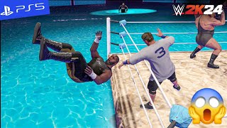 WWE 2K24 - 30 Man Water Royal Rumble Match | PS5