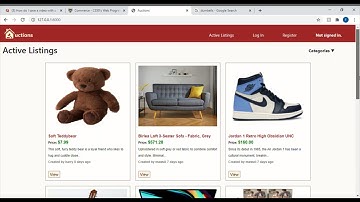 CS50W Project 2 - Commerce| CS50
